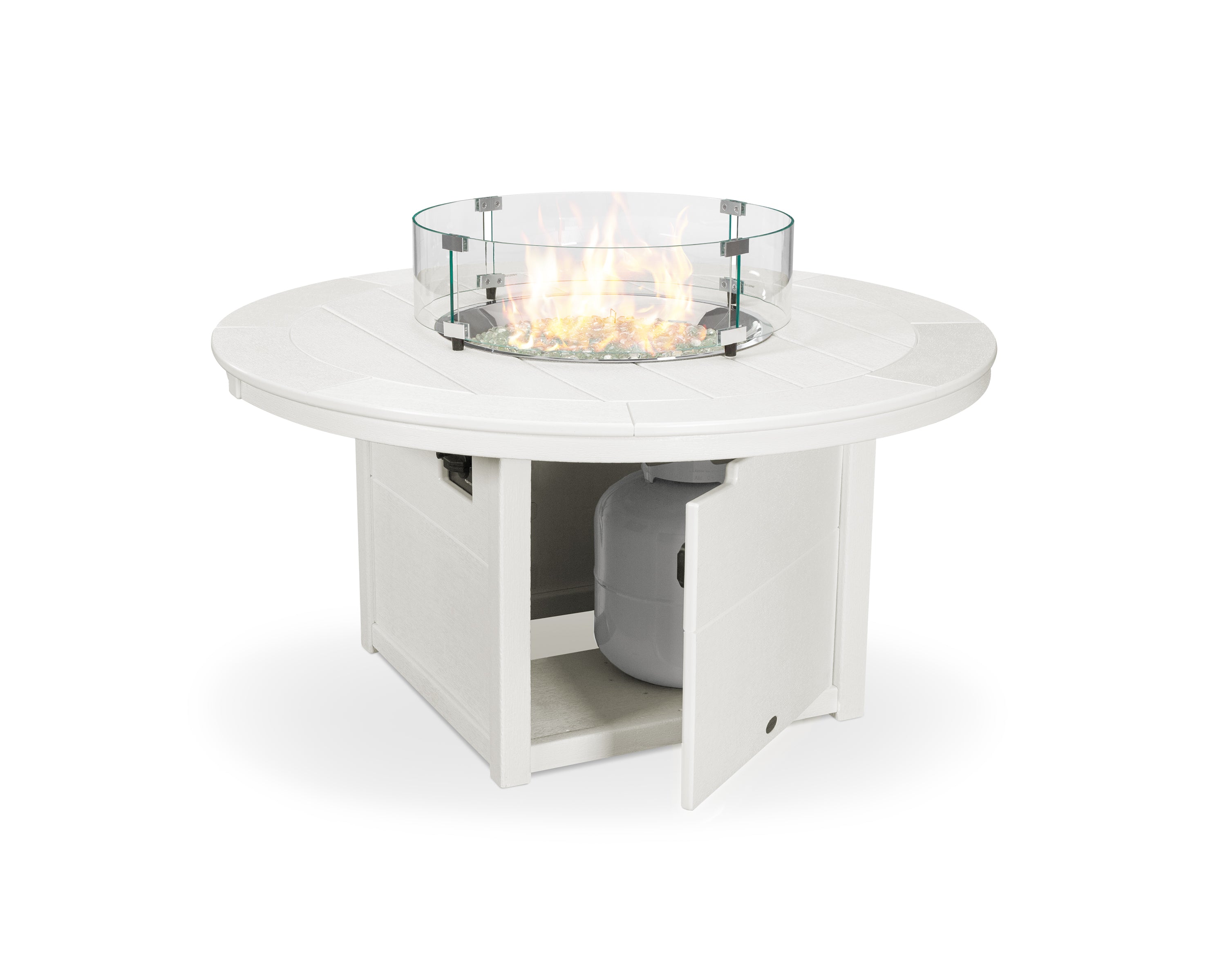 POLYWOOD Round 48" Fire Pit Table