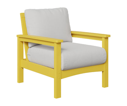 Berlin Gardens Camden Club Chair in Sunburst Yellow