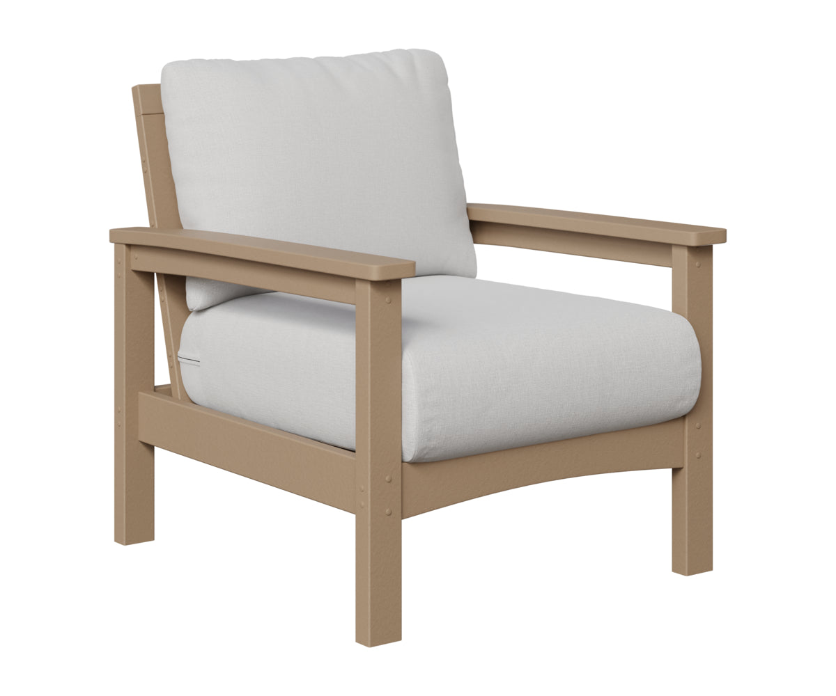 Berlin Gardens Camden Club Chair in Weatherwood