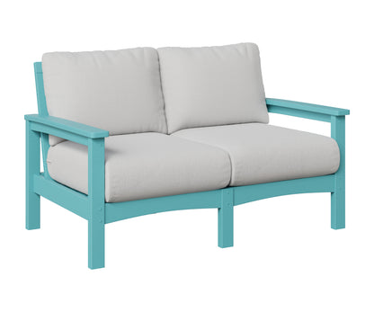 Berlin Gardens Camden Loveseat in Aruba Blue