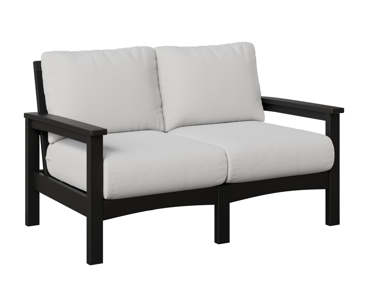Berlin Gardens Camden Loveseat in Black