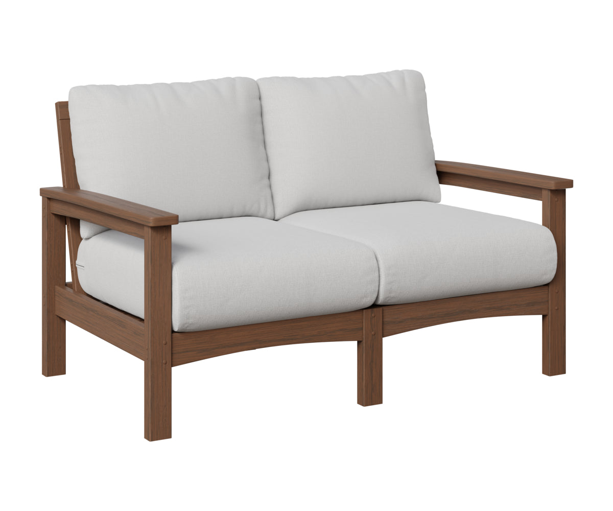 Berlin Gardens Camden Loveseat in Brazilian Walnut