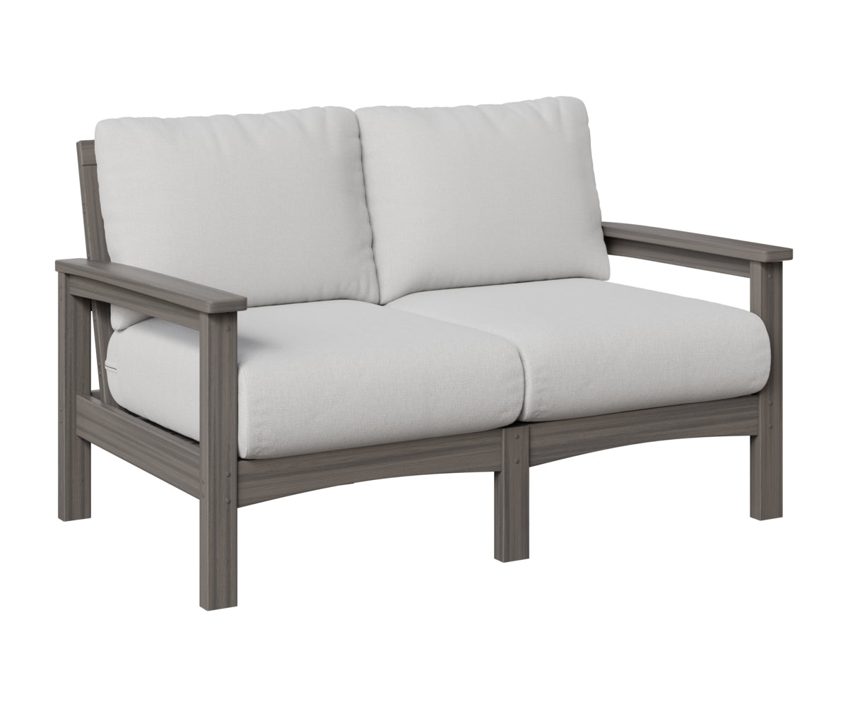 Berlin Gardens Camden Loveseat in Coastal Gray