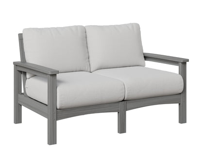 Berlin Gardens Camden Loveseat in Driftwood Gray