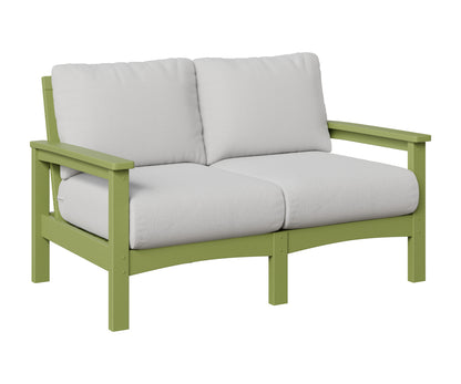 Berlin Gardens Camden Loveseat in Kiwi Green