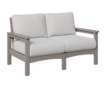 Berlin Gardens Camden Loveseat in Light Gray