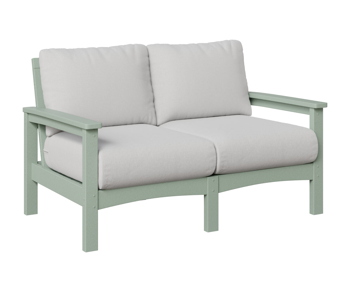 Berlin Gardens Camden Loveseat in Sea Foam