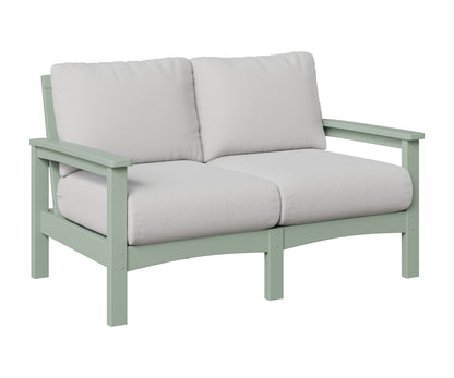 Berlin Gardens Camden Loveseat in Sea Foam