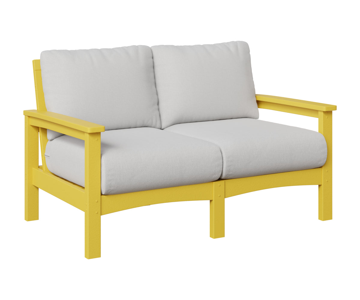 Berlin Gardens Camden Loveseat in Sunburst Yellow