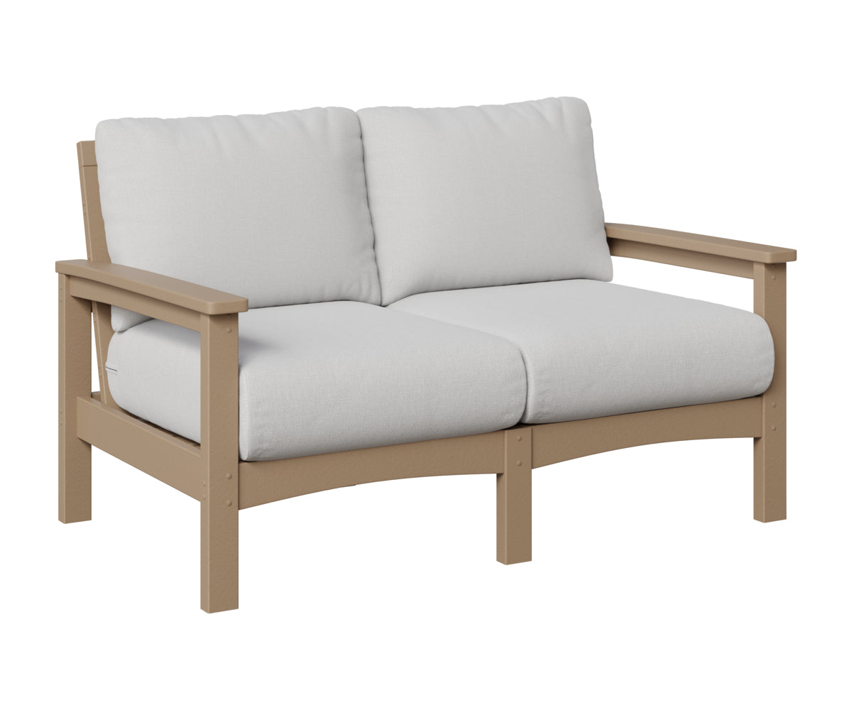 Berlin Gardens Camden Loveseat in Weatherwood