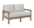 Berlin Gardens Camden Loveseat in Weatherwood