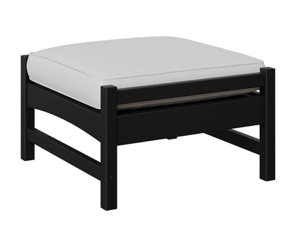 Berlin Gardens Camden Ottoman in Black