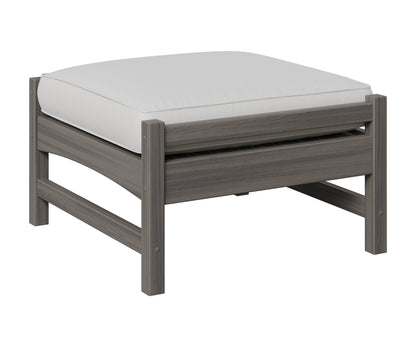 Berlin Gardens Camden Ottoman in Coastal Gray
