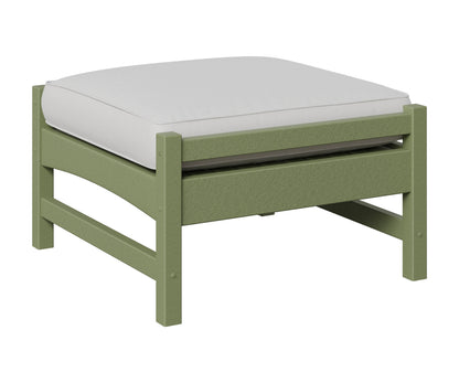 Berlin Gardens Camden Ottoman in Sage