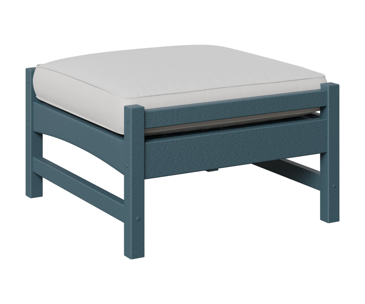 Berlin Gardens Camden Ottoman in Slate