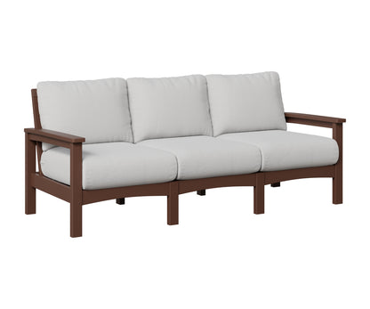 Berlin Gardens Camden Sofa in Chocolate Brown