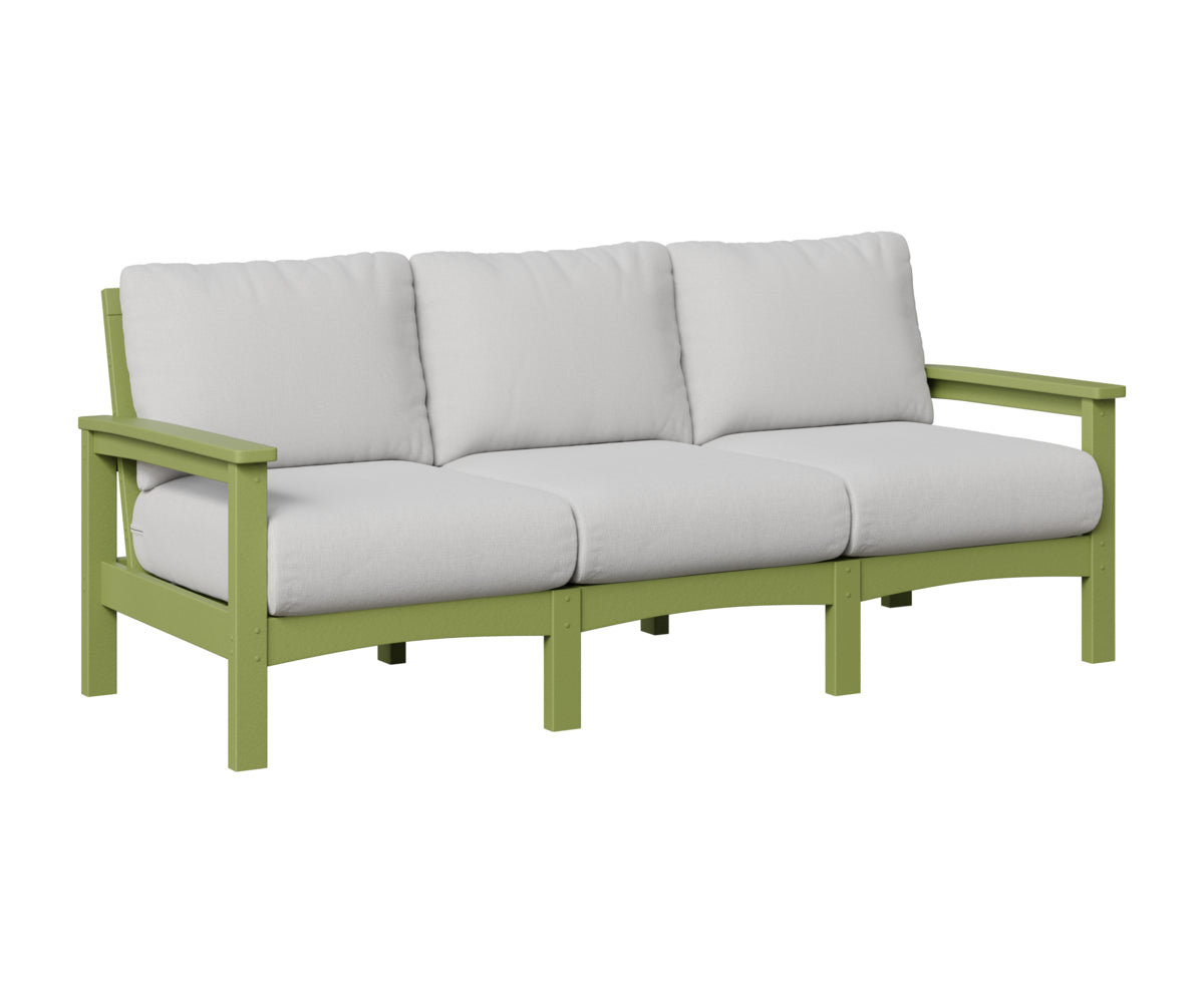 Berlin Gardens Camden Sofa in Kiwi Green