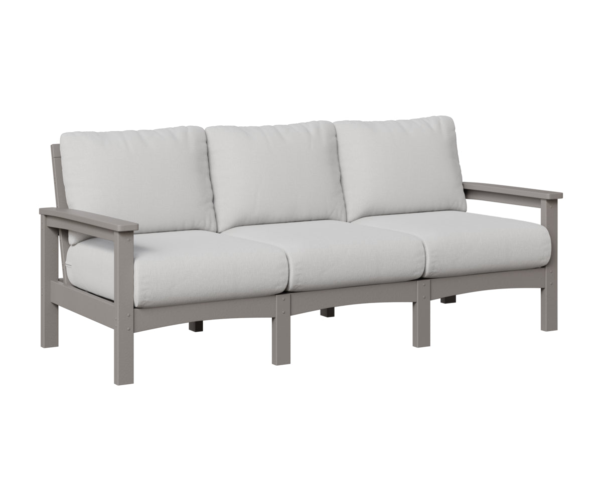 Berlin Gardens Camden Sofa in Light Gray