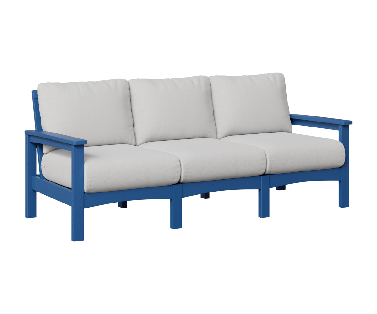 Berlin Gardens Camden Sofa in Pacific Blue