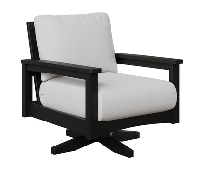 Berlin Gardens Camden Swivel Rocker in Black