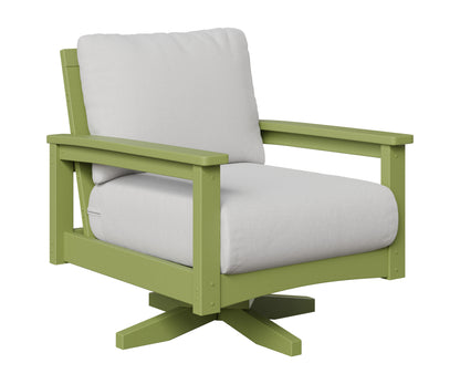 Berlin Gardens Camden Swivel Rocker in Kiwi Green