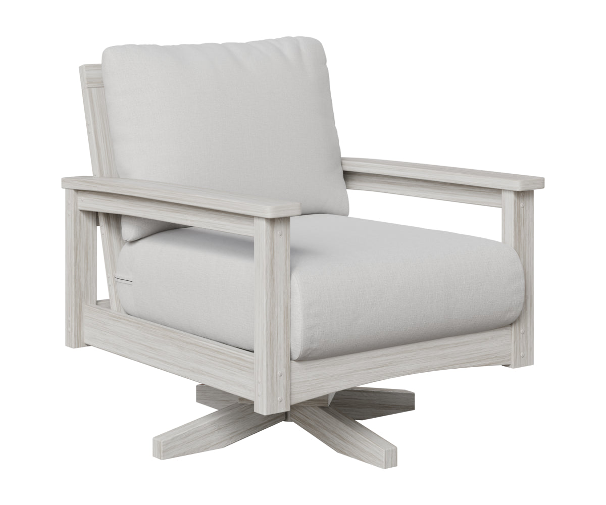 Berlin Gardens Camden Swivel Rocker in Seashell