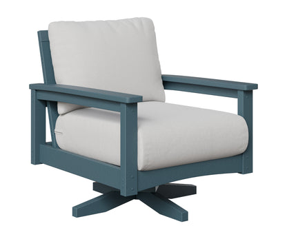 Berlin Gardens Camden Swivel Rocker in Slate