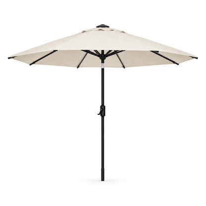 Lighthouse Casual Swirl Tilt Solar Umbrella with LED Lights