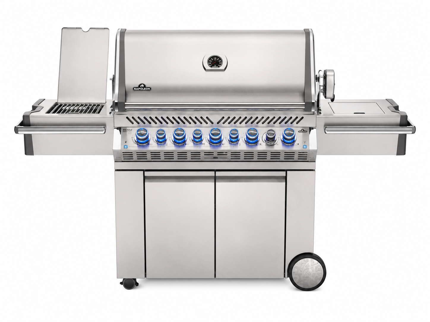 Napoleon Prestige PRO 665 Propane Gas Grill with Infrared Rear &amp; Side Burners, PRO665RSIBPSS-3