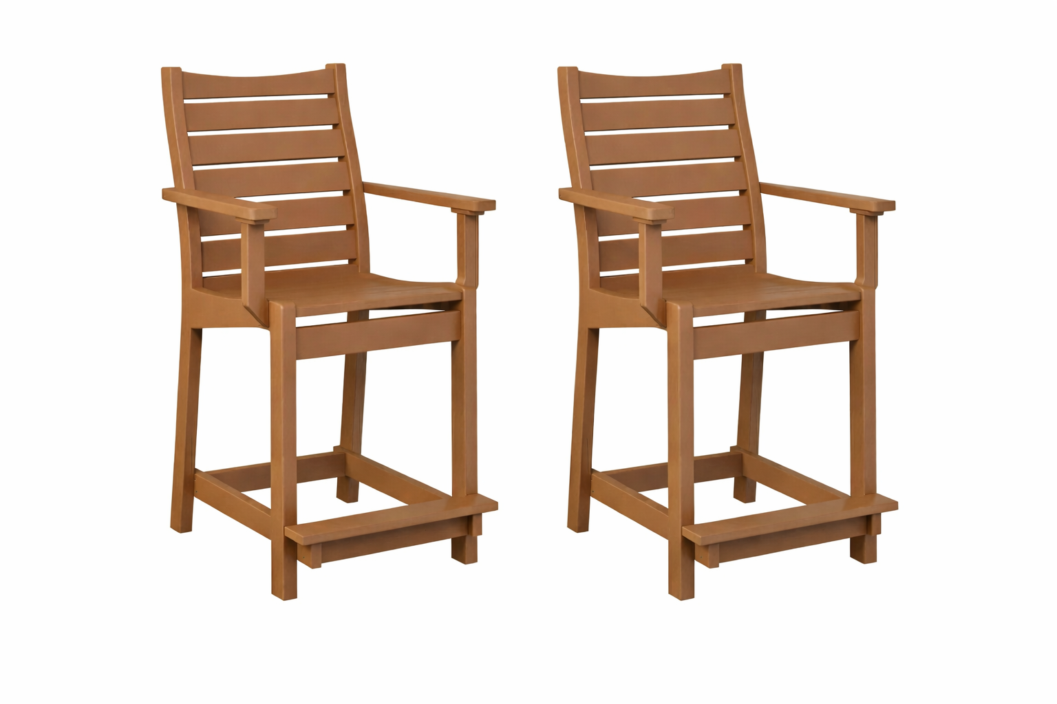Berlin Gardens Bristol Counter Chair w/ Arm Kit - Set of 2