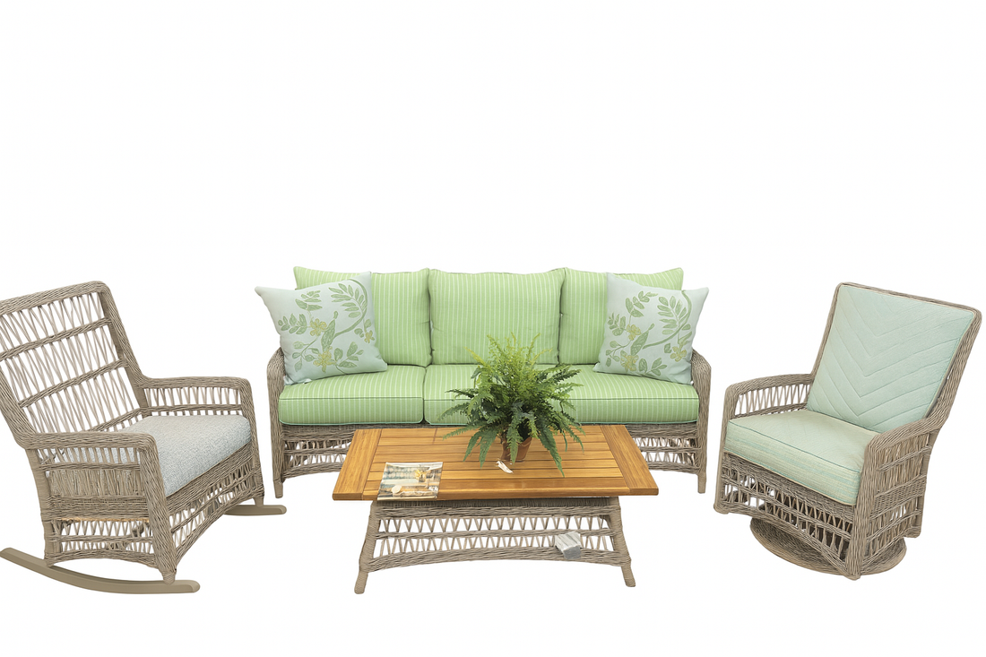 Lloyd Flanders Mackinac Deep Seating Collection – Outdoor Woven Lounge Furniture