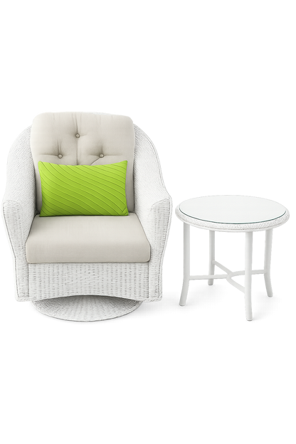 Lloyd Flanders Reflections Swivel Chair &amp; End Table