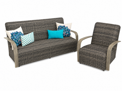 Patio Renaissance Amalfi Deep Seating Collection (Fire Pit Table Sold Separately)
