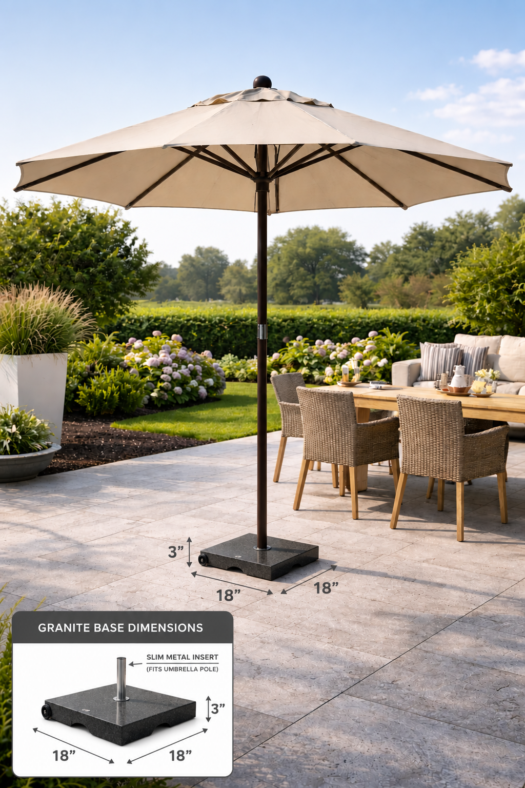 heavy weight patio umbrella stand Duty Base Weights for Cantilever inch diameter and 2 Best Choice Products 81lb. Heavy