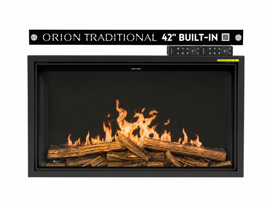 Orion 42" Electric Built-In Fireplace Version 1 (Floor Model)