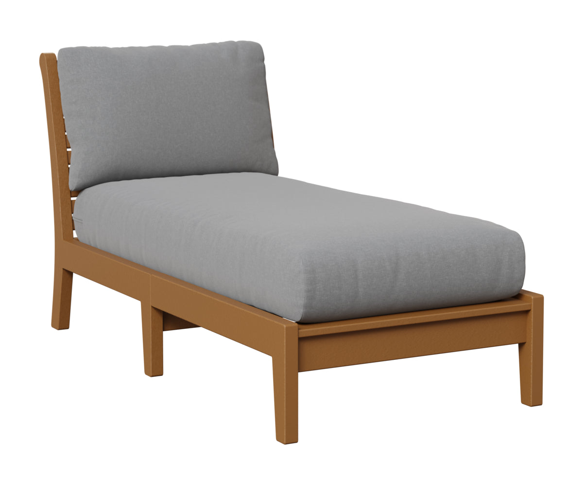 Berlin Gardens Classic Terrace Armless Chaise Lounge in Cedar