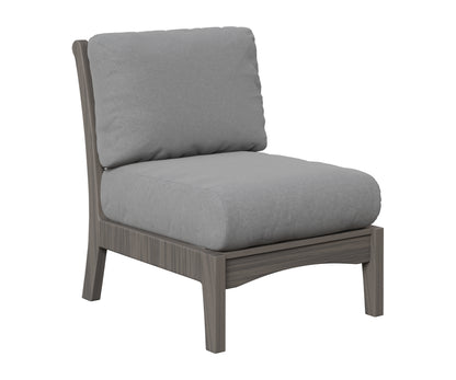 Berlin Gardens Classic Terrace Center Armless Section in Coastal Gray