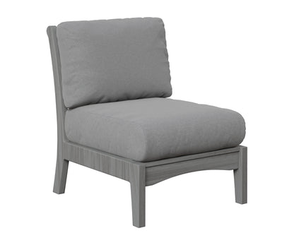 Berlin Gardens Classic Terrace Center Armless Section in Driftwood Gray