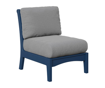 Berlin Gardens Classic Terrace Center Armless Section in Navy Blue