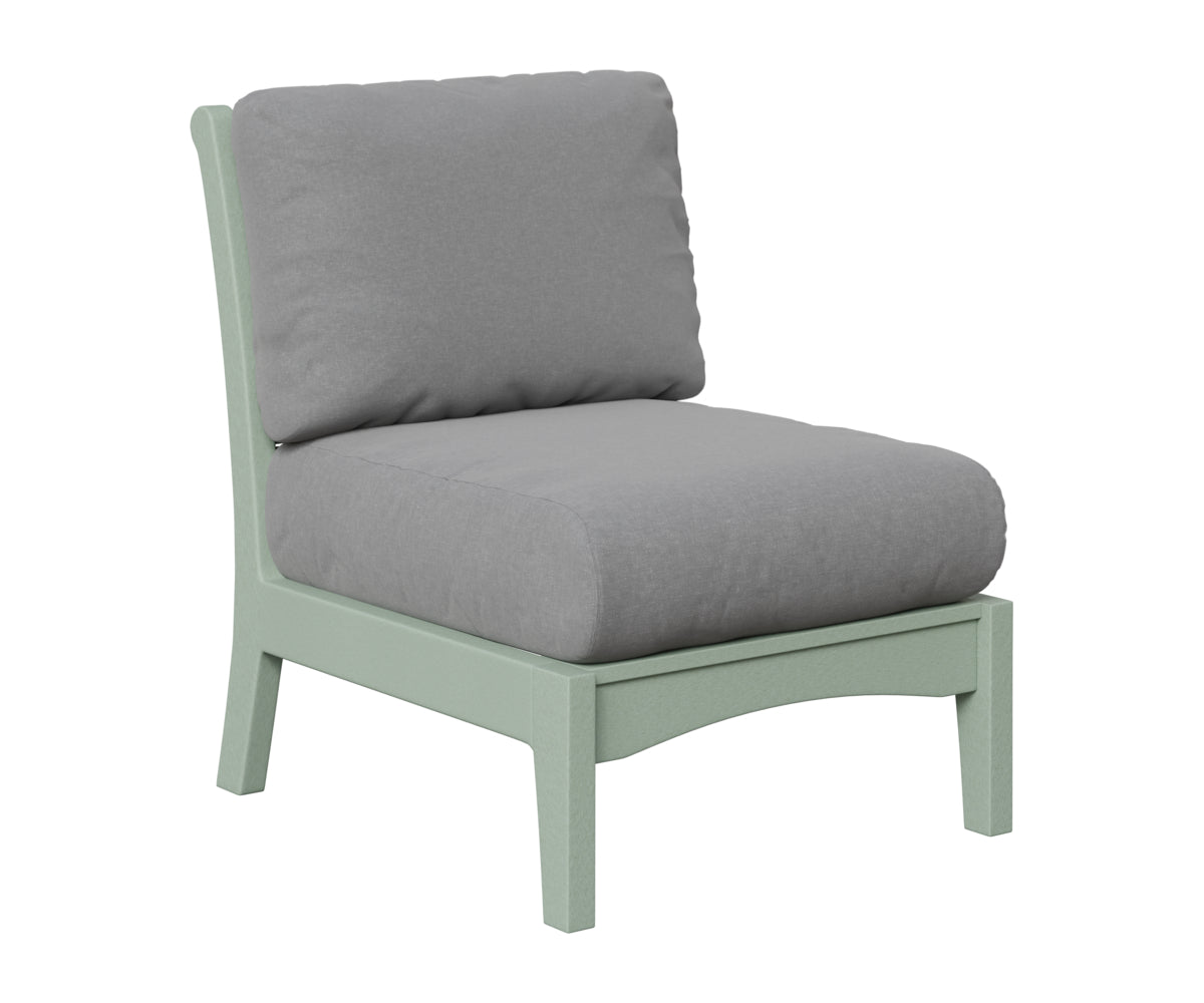 Berlin Gardens Classic Terrace Center Armless Section in Sea Foam