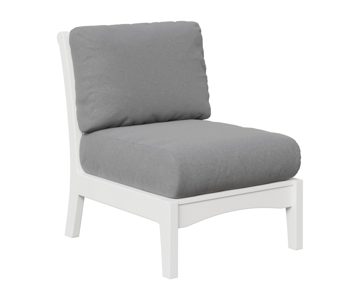 Berlin Gardens Classic Terrace Center Armless Section in White