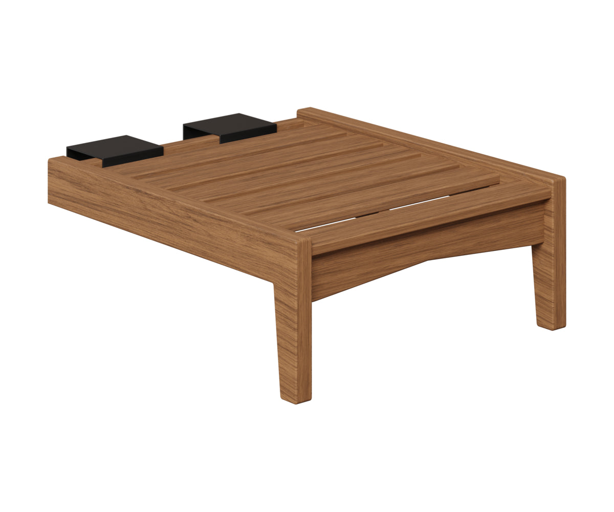 Berlin Gardens Classic Terrace Add on Chaise Lounge in Antique Mahogany
