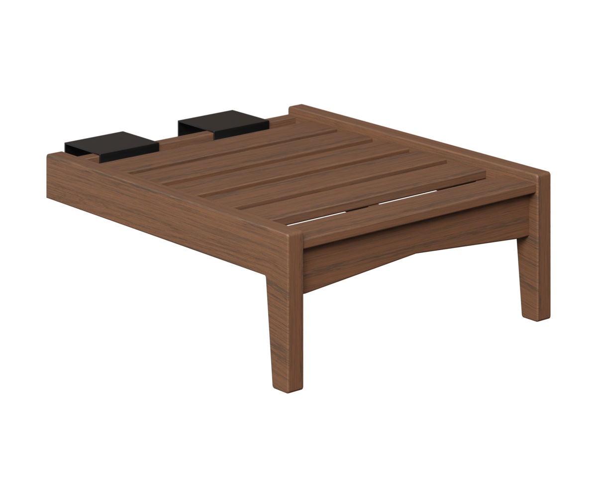 Berlin Gardens Classic Terrace Add on Chaise Lounge in Brazilian Walnut