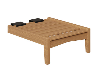 Berlin Gardens Classic Terrace Add on Chaise Lounge in Natural Teak
