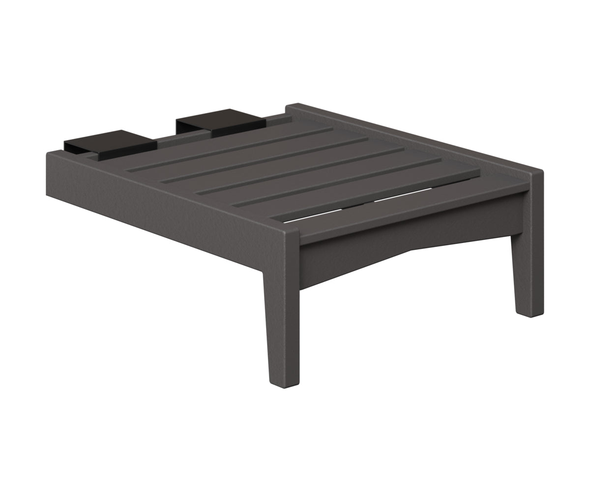 Berlin Gardens Classic Terrace Add on Chaise Lounge in Smoke Gray