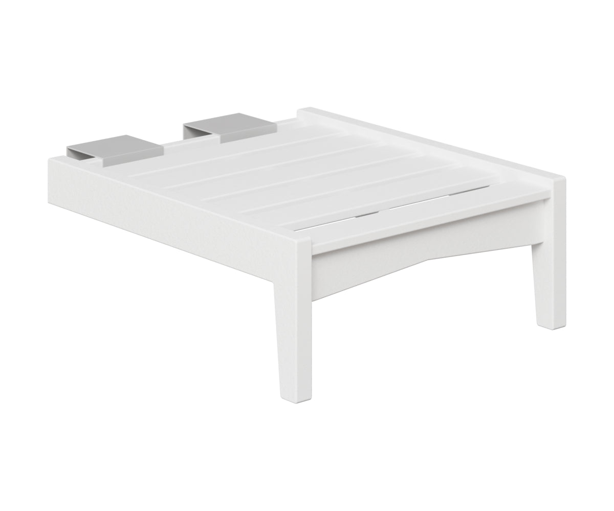 Berlin Gardens Classic Terrace Add on Chaise Lounge in White