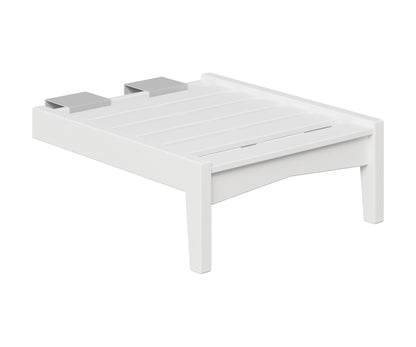 Berlin Gardens Classic Terrace Add on Chaise Lounge in White