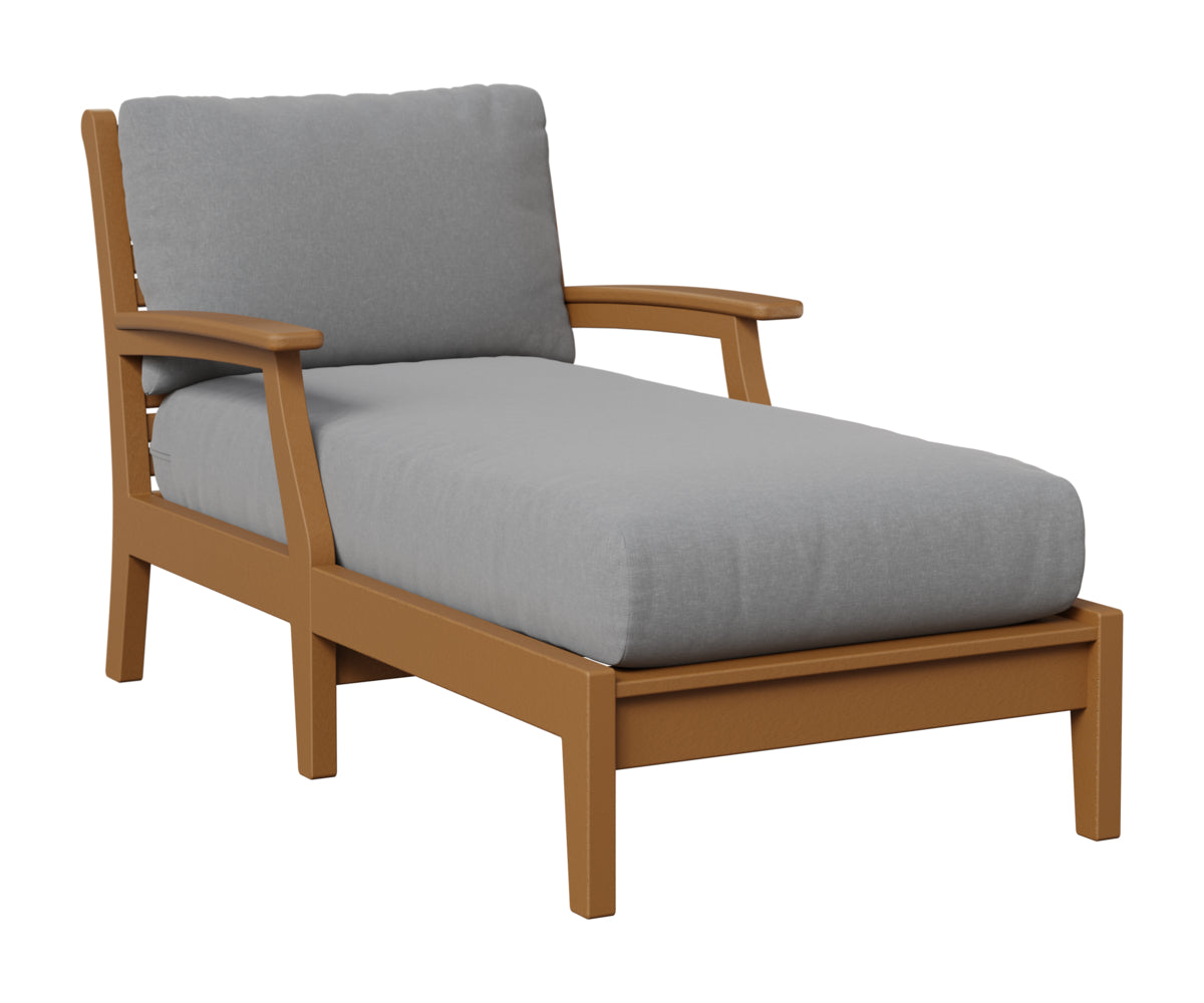 Berlin Gardens Classic Terrace Chaise Lounge in Cedar