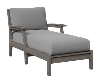 Berlin Gardens Classic Terrace Chaise Lounge in Coastal Gray
