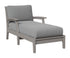 Berlin Gardens Classic Terrace Chaise Lounge in Light Gray